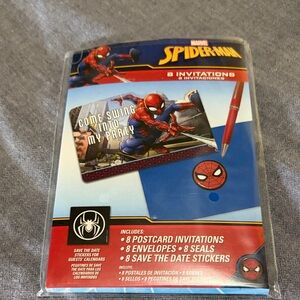 Marvel Spider-Man Party Invitations